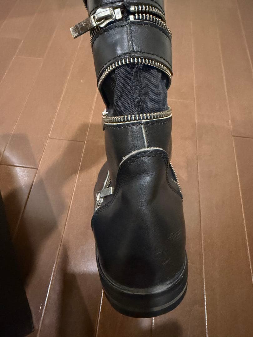 h*d様 ブラックエンジニアブーツ