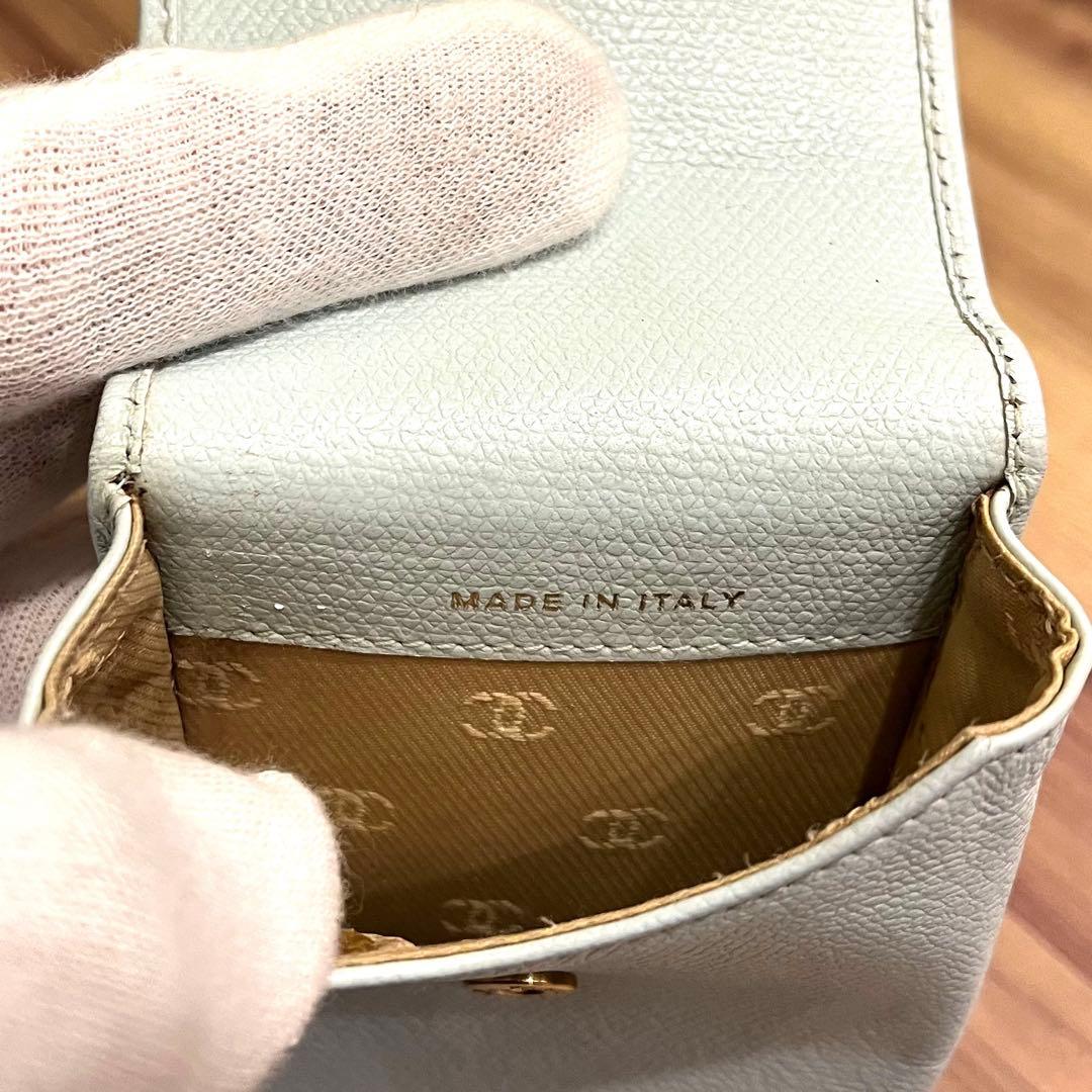 ✨正規品✨保証書付✨CHANEL シャネル シガレットケース 煙草ケース ブルー