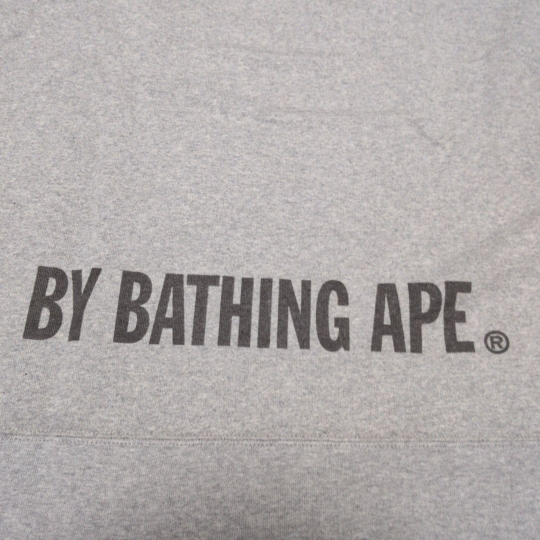 A BATHING APE BAPE グレー スウェット トレーナー L