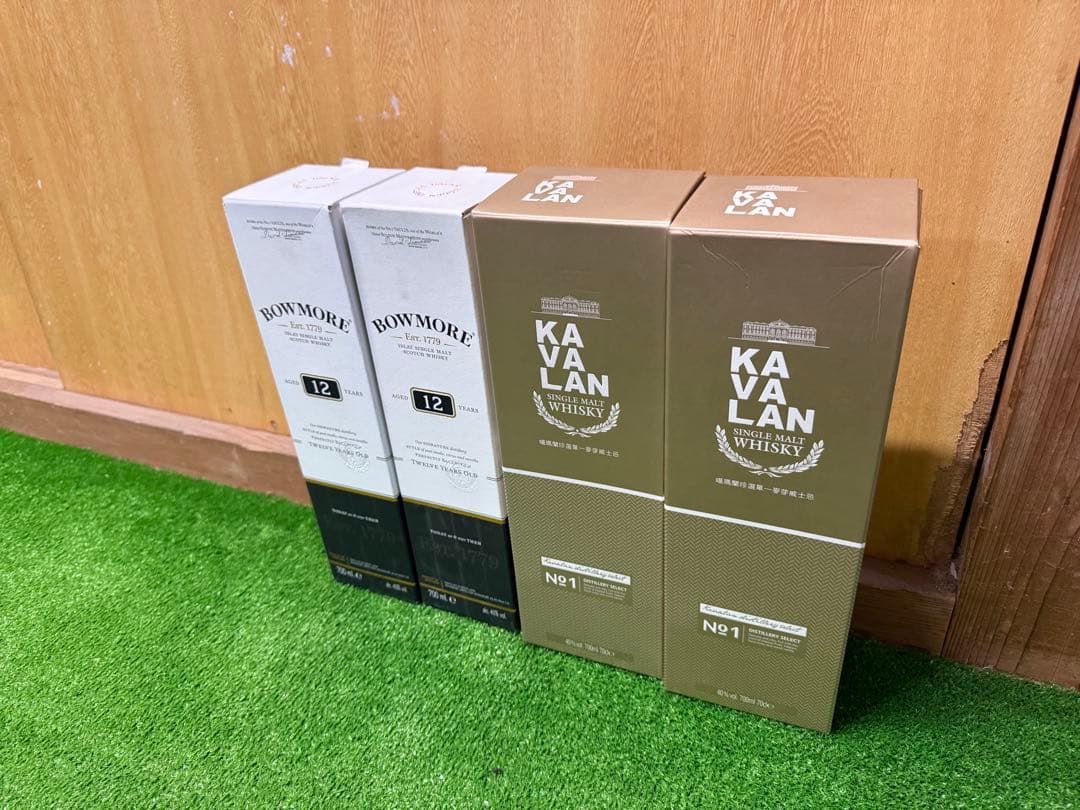 BOWMORE 12年 & KAVALAN NO.1 セット