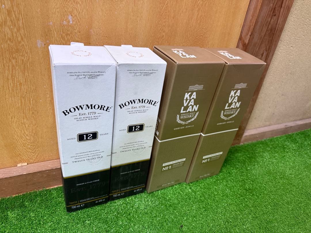 BOWMORE 12年 & KAVALAN NO.1 セット