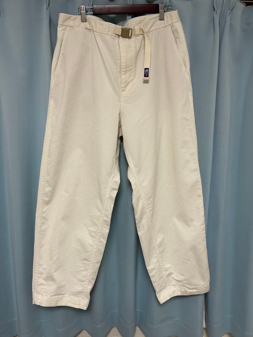 パンツ Stretch Twill Wide Tapered Pants 36