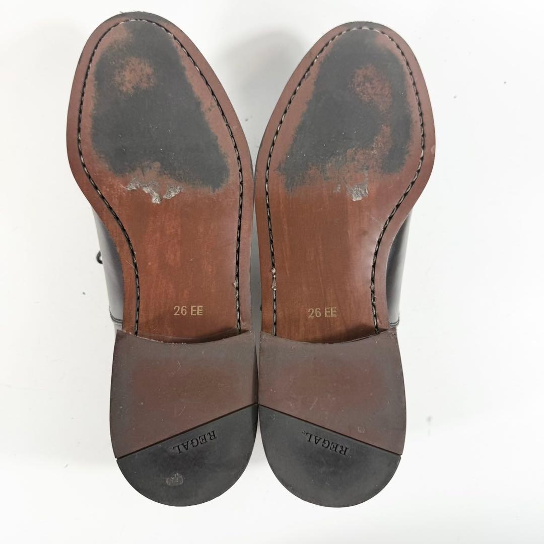 【極美品】REGAL リーガル〈2794〉ストレートチップ（26）革靴　黒