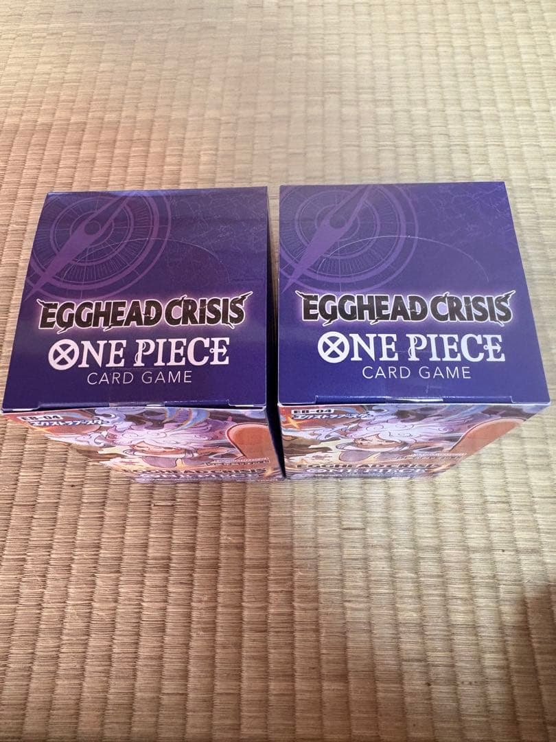 ONE PIECEEB04 エッグヘッドクライシス　テープ付き新品未開封2BOX