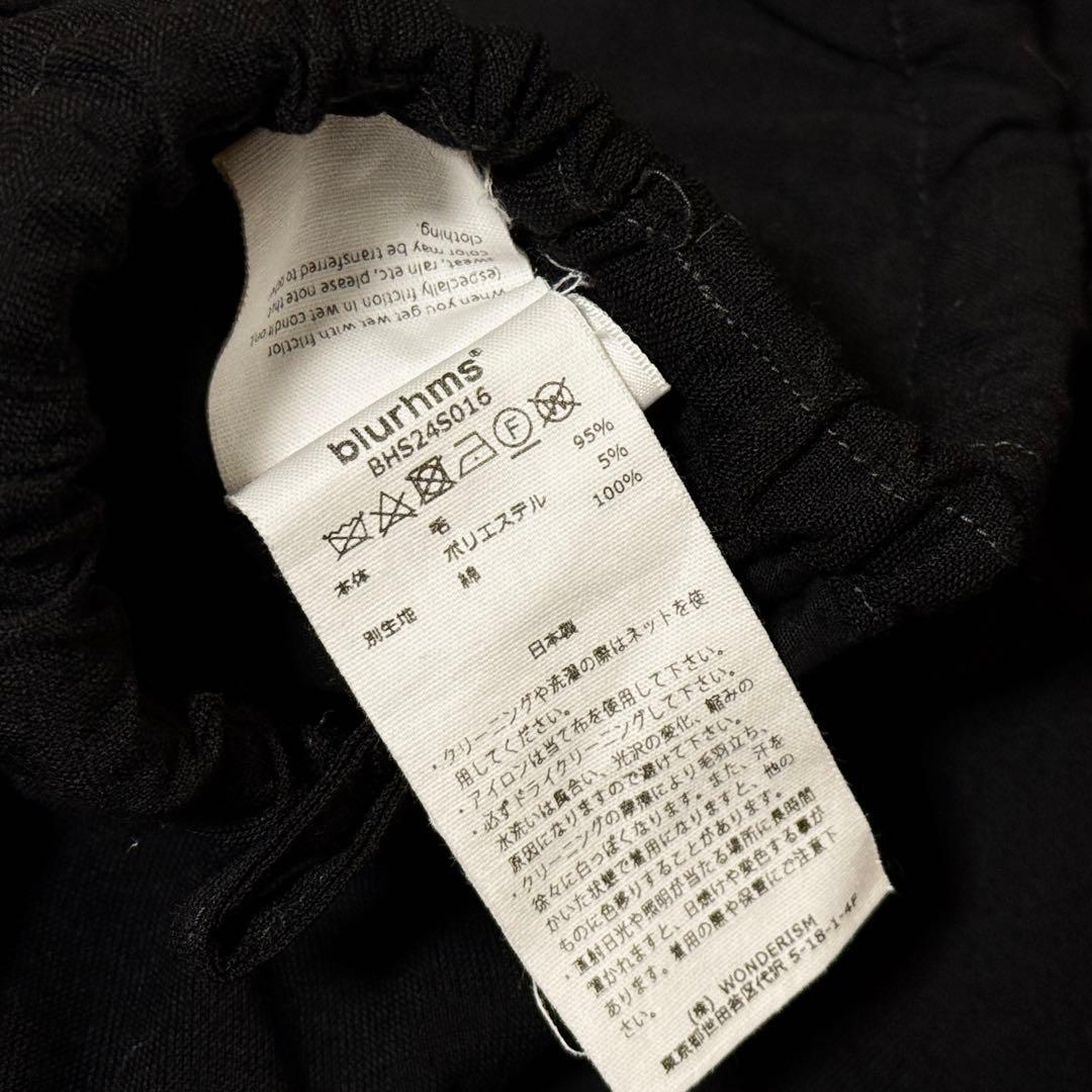 パンツ blurhms wool voile side seamless slacks