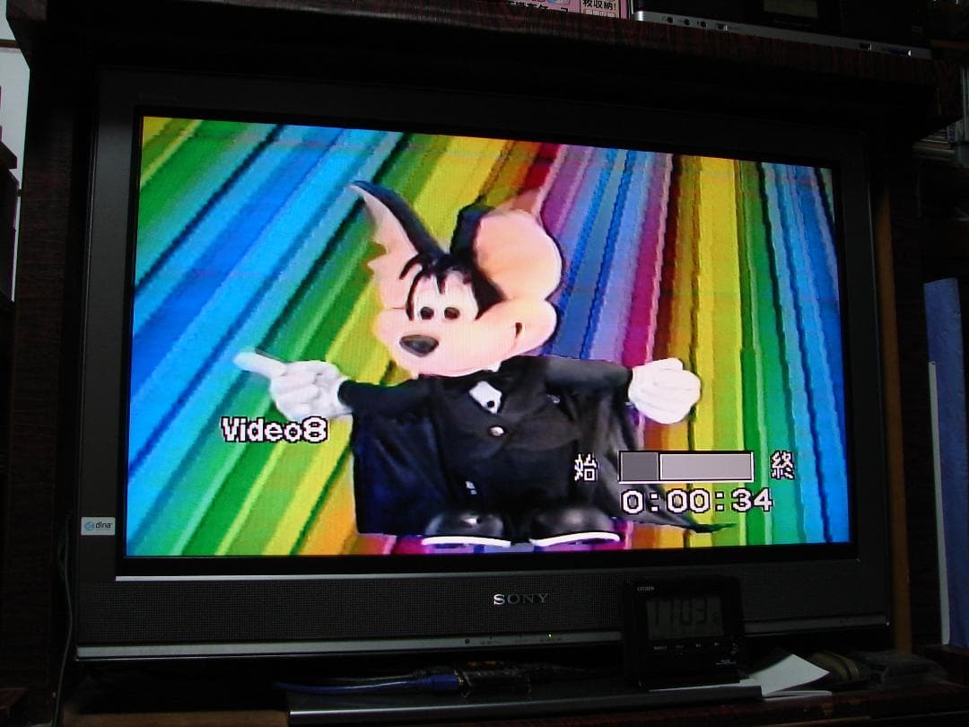 ●SONY　HI8/VHS　Wデッキ　WV-TW2●メンテ済動作品●代用リモ付き