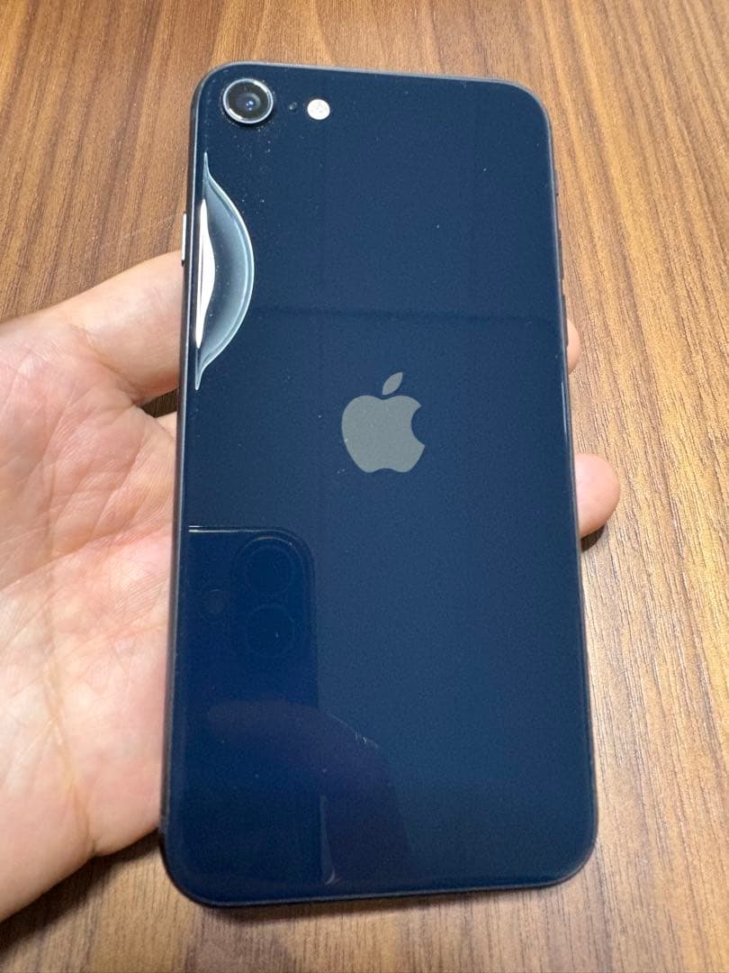 美品◇◆iPhone SE 第3世代　ミッドナイト 64GB 新品バッテリー◆