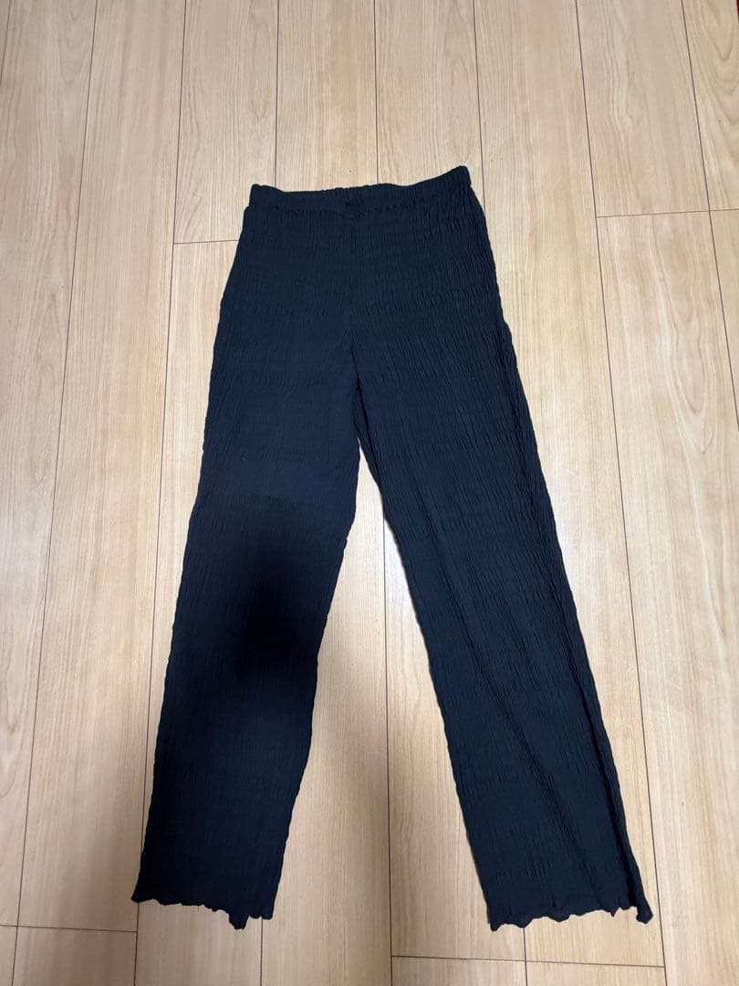 Pheeta コットンシャーリングロングパンツ“Vera”