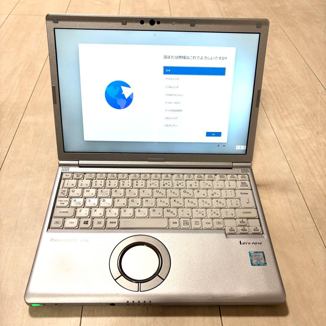 Windowsノート本体 Panasonic Let's note CF-SV7TDHVS