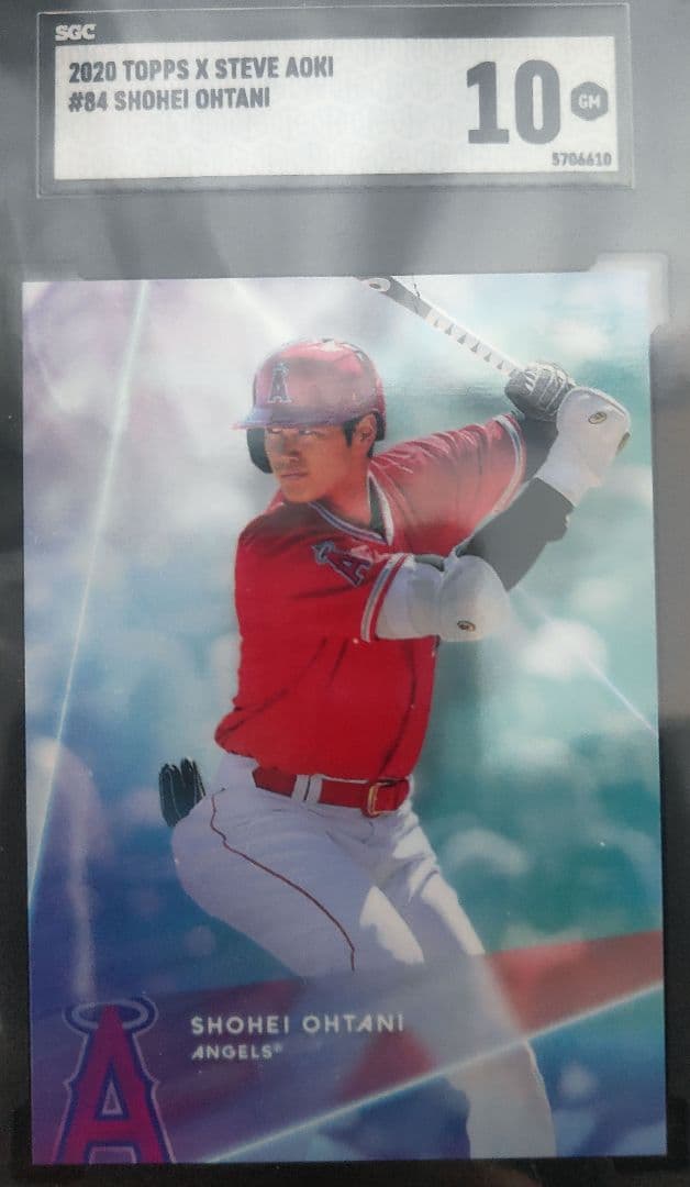 2020topps × steve aoki #84 shohei ohtani