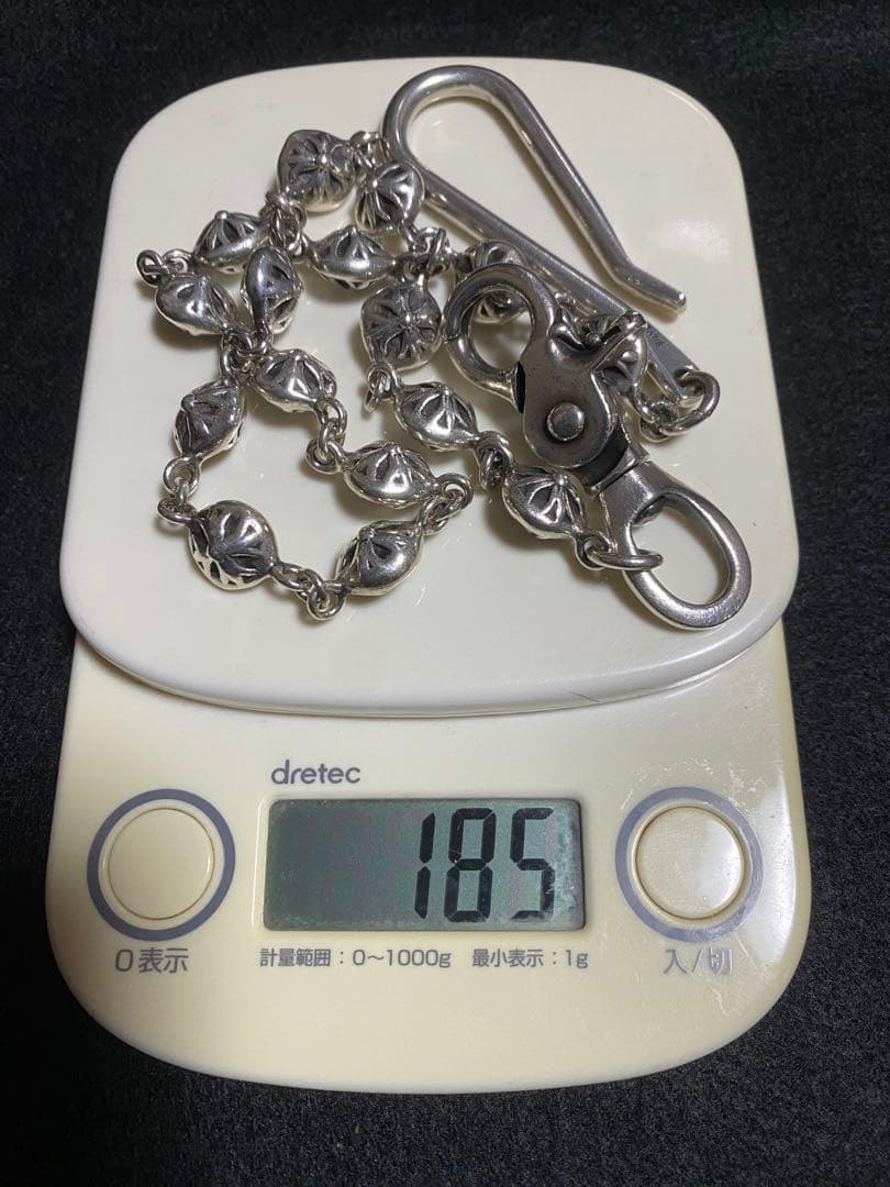 シルバー 925ウォレットチェーン(アメカジ、バイク乗りの方etc.