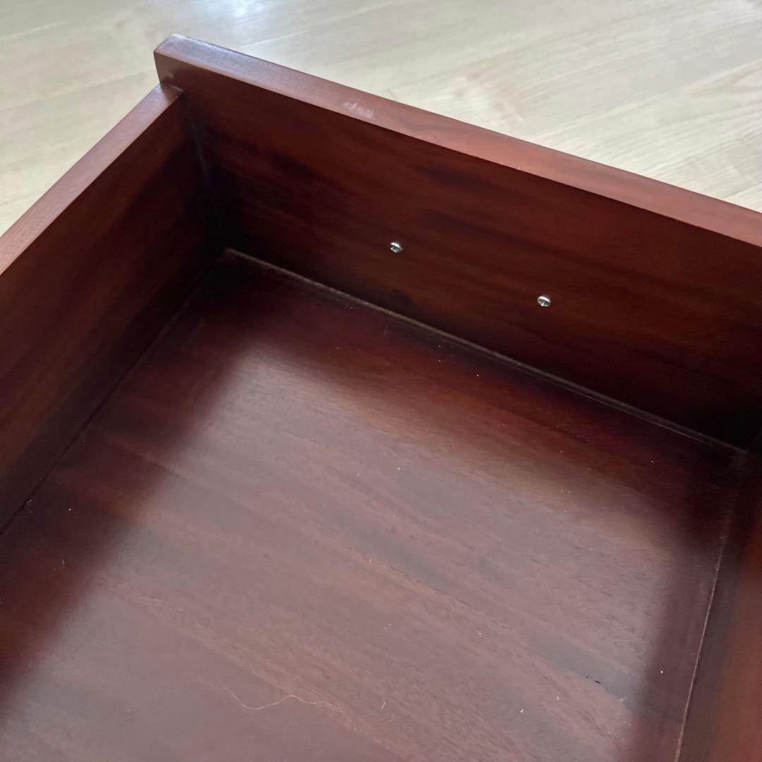 マホガニー　チェスト　6段 無垢材 ギギリビング 猫脚　木製 収納家具