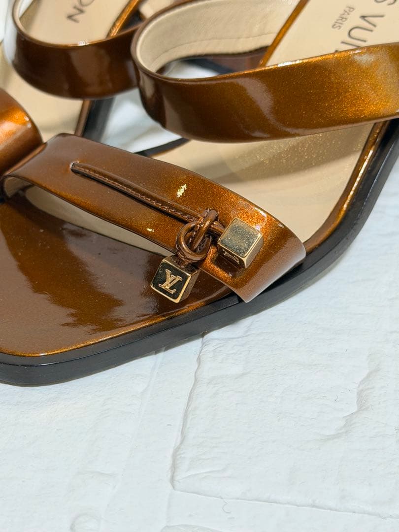 【美品】LOUIS VUITTON ルイヴィトン ミュール 37.5 約24cm