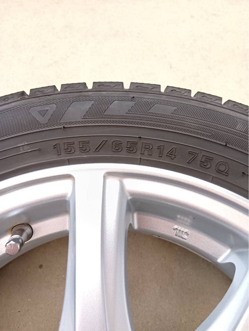 ダンロップ ウィンターマックス03 155/65R14 スタッドレス 2本②