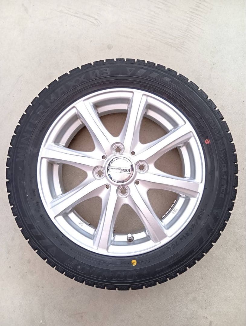 ダンロップ ウィンターマックス03 155/65R14 スタッドレス 2本②