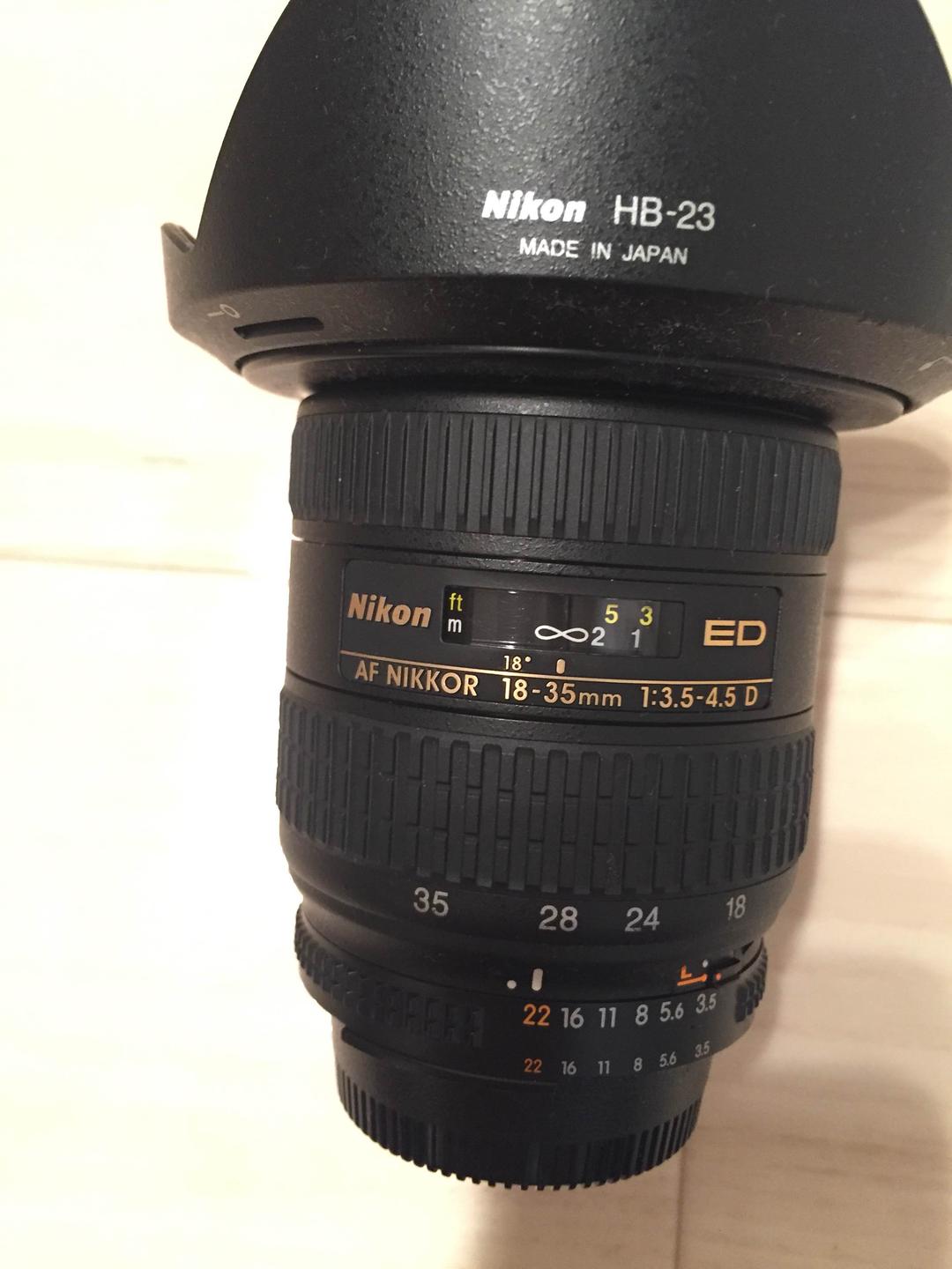 レンズ(ズーム) Nikon AF 18-35mm 3.5-4.5D