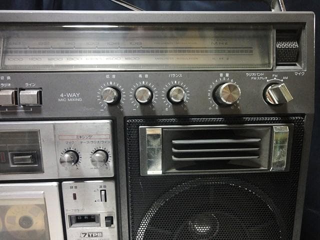 ♪昭和銘機 清掃整備済ラジカセ National 迫力音質　RX-5400♪