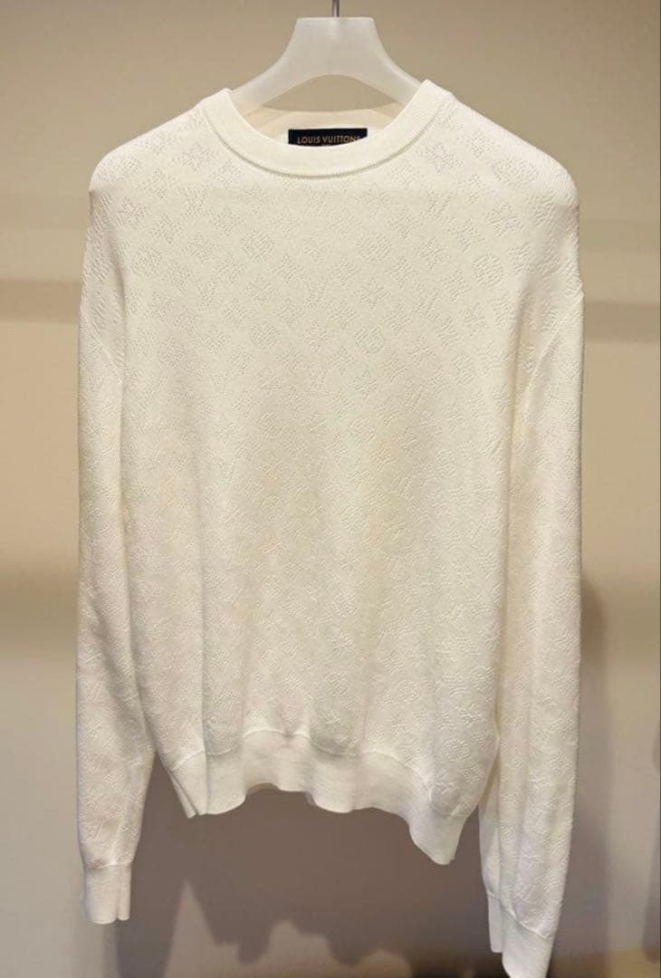 ★定価258,500円★ ルイヴィトン　美品 モノグラム ニット ジャガード