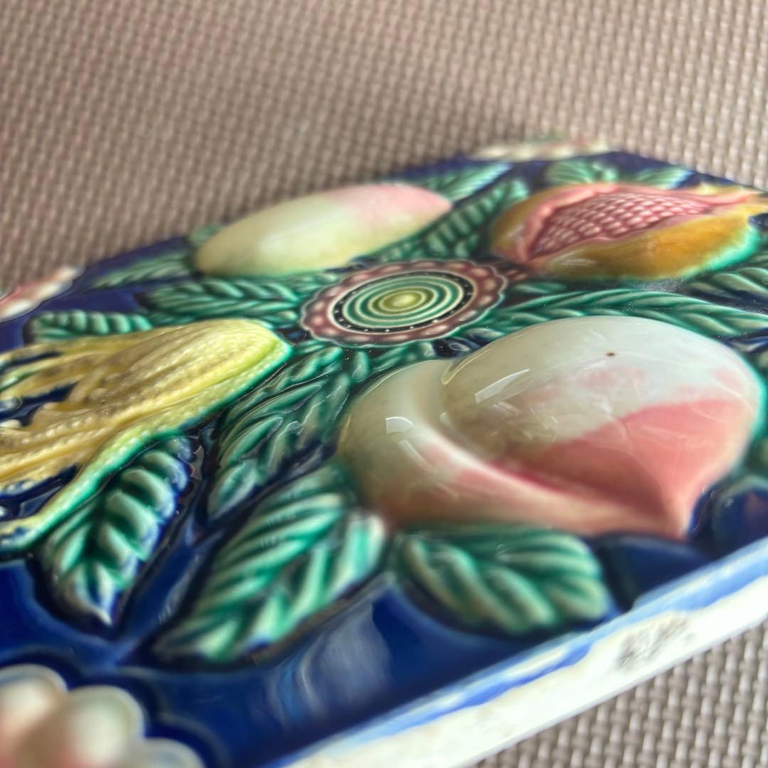 【レア品】【台湾購入】マジョリカタイル　日本統治時代のもの