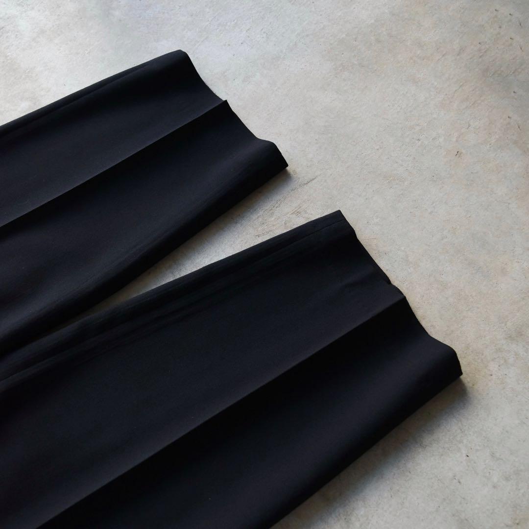 90s ランズエンド ウール ツータックスラックス ダークネイビーW32L29