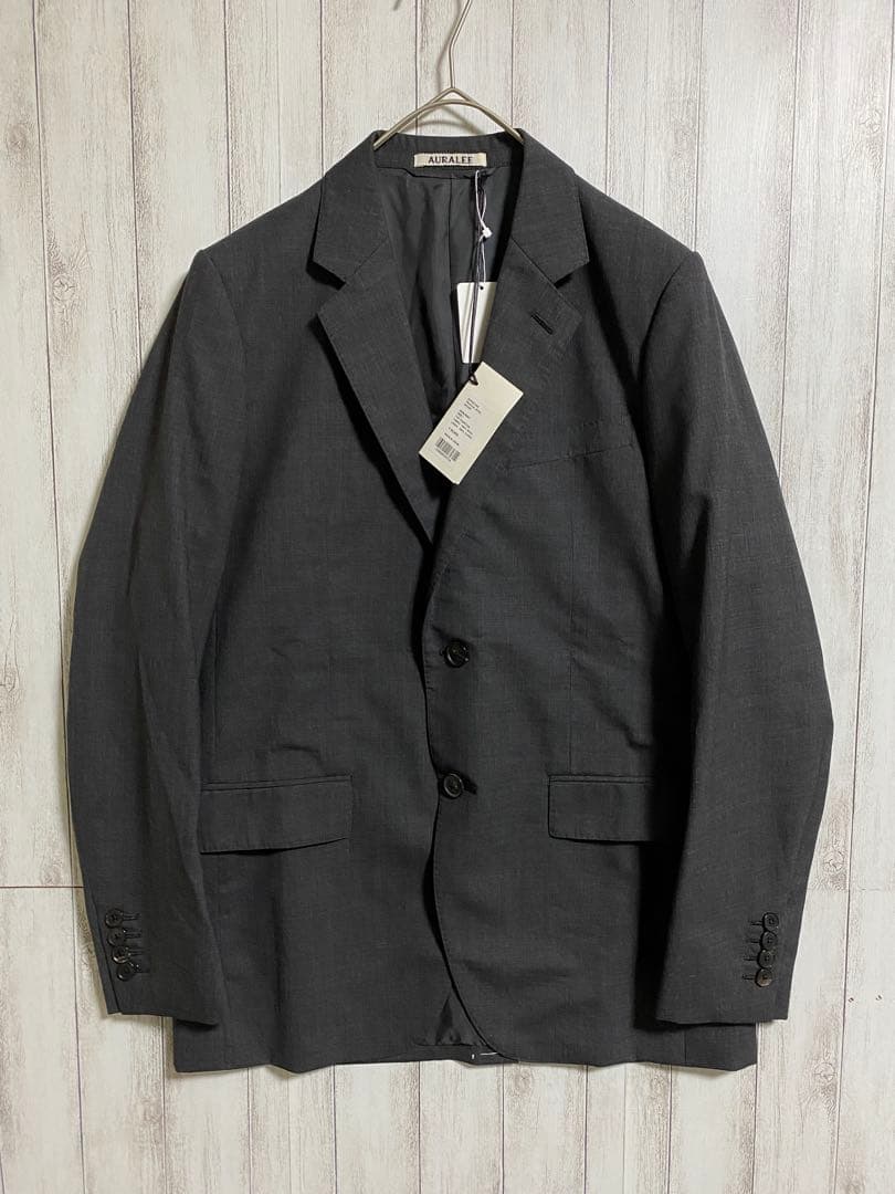 ジャケット・アウター AURALEE SUPER FINE TROPICAL WOOL JACKET