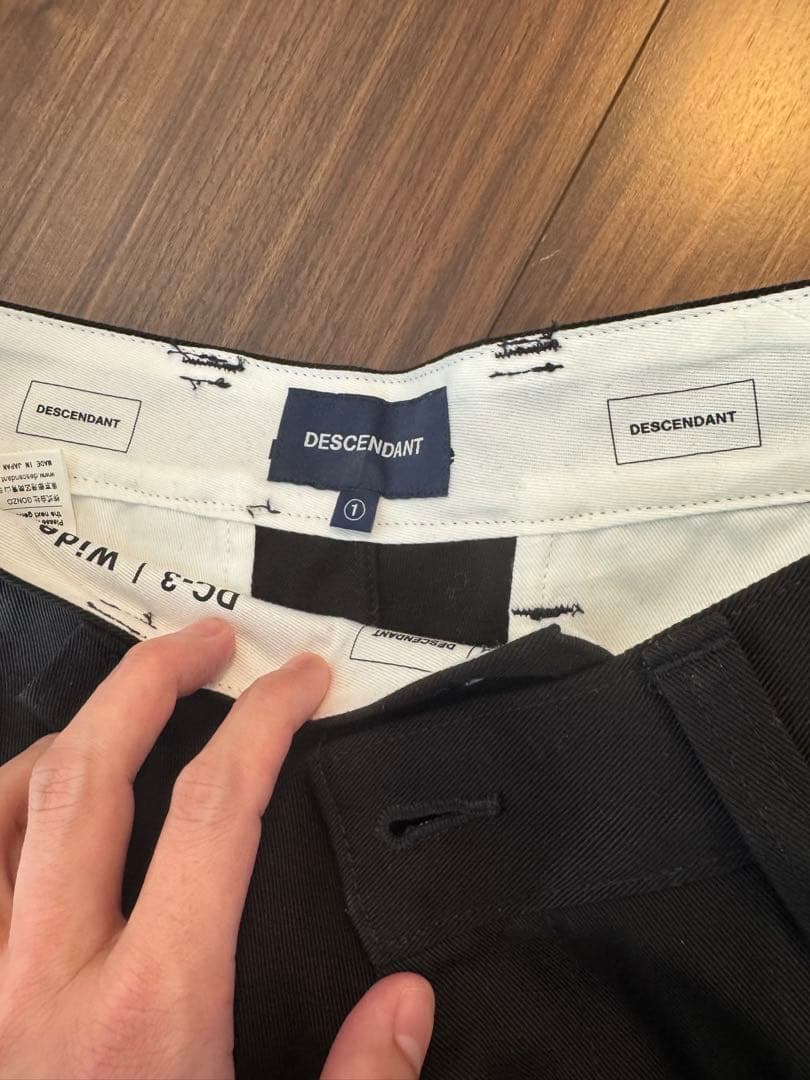 DESCENDANT DC-3 WIDE チノパン