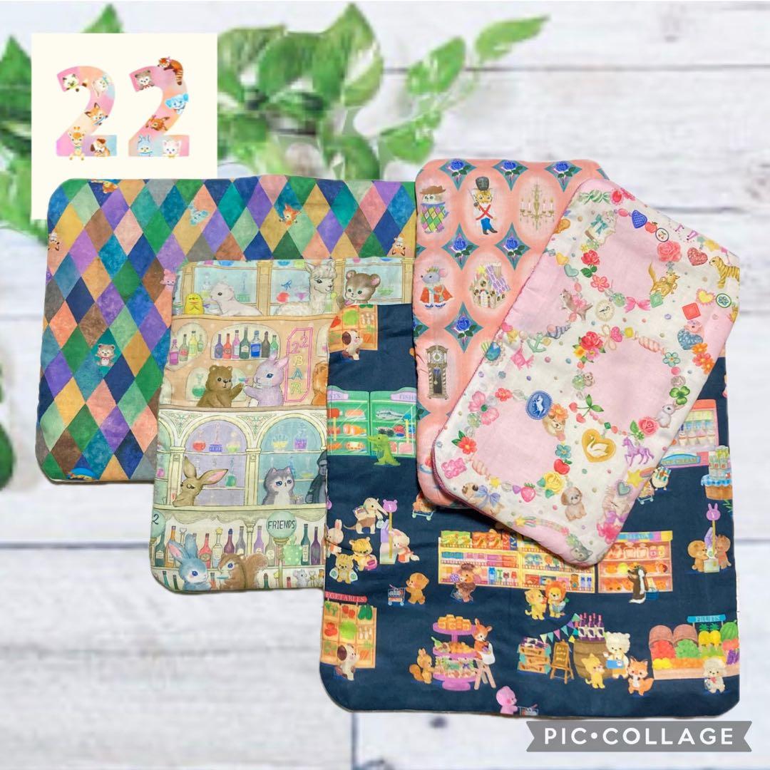 ユキエモン7層ハンカチ✤ハンドメイド