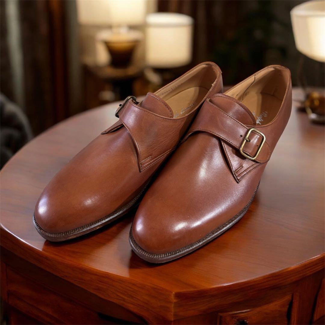 美品　2回使用　英国製 ラルフローレン レザー シューズ 24.0cm 革靴