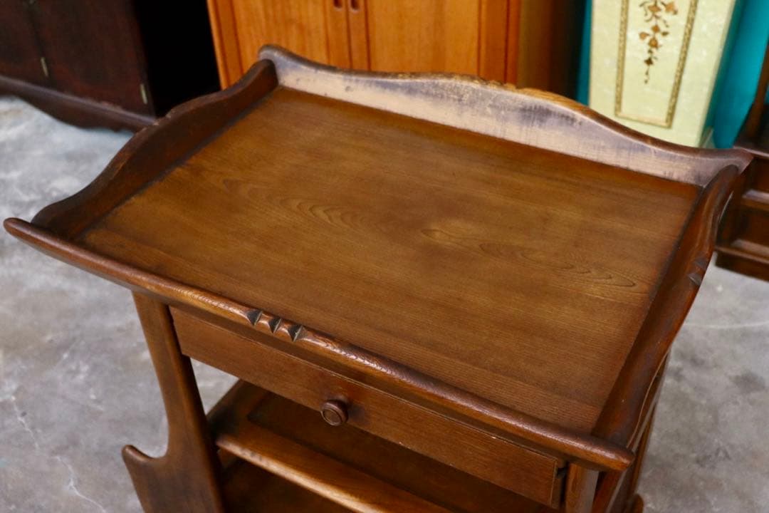 GMHS96C○karimoku / カリモク コロニアル キッチンワゴン 収納