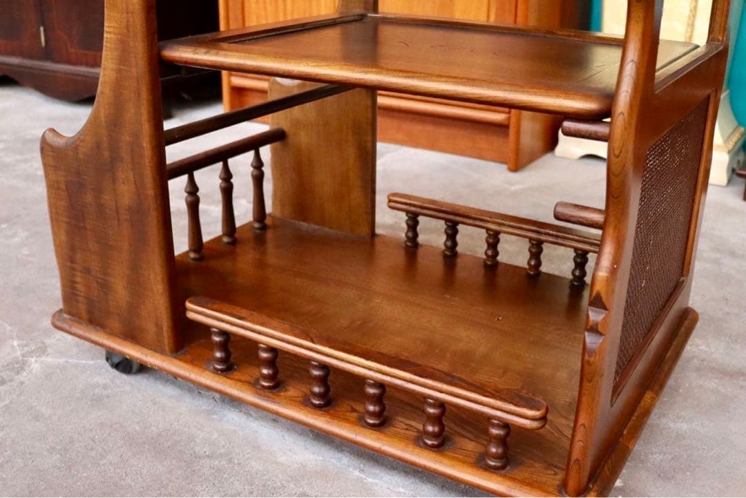 GMHS96C○karimoku / カリモク コロニアル キッチンワゴン 収納