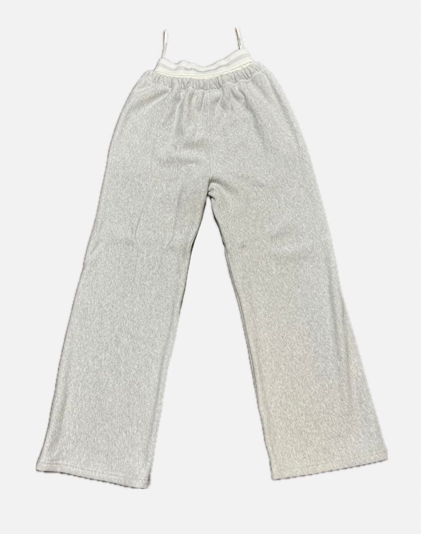 Alexander Wangレイヤードワイドレッグスウェットパンツ