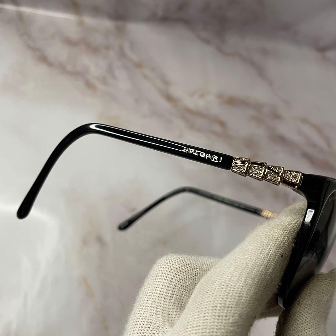 BVLGARI ブルガリ セルペンティ ラインストーン Y2K サングラス レア