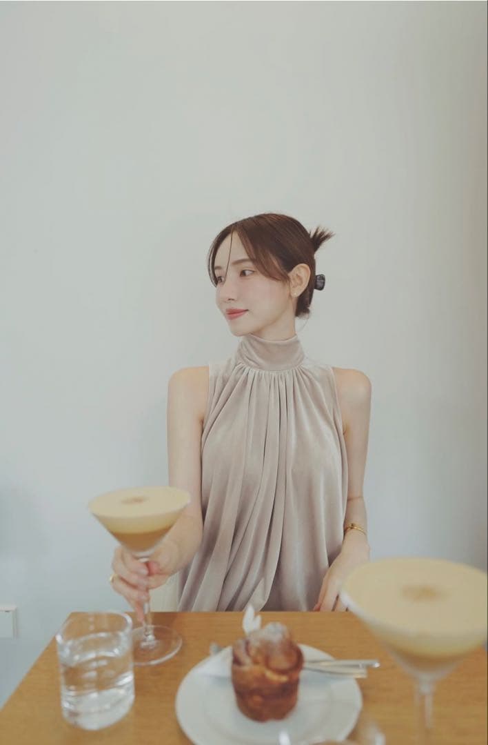 【美品】maison celon ベロアトップス