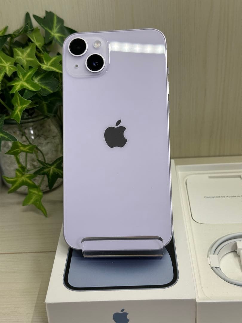 ✅✨ほぼ未使用・100％✨iPhone 14 Plus 128GB❣️パープル