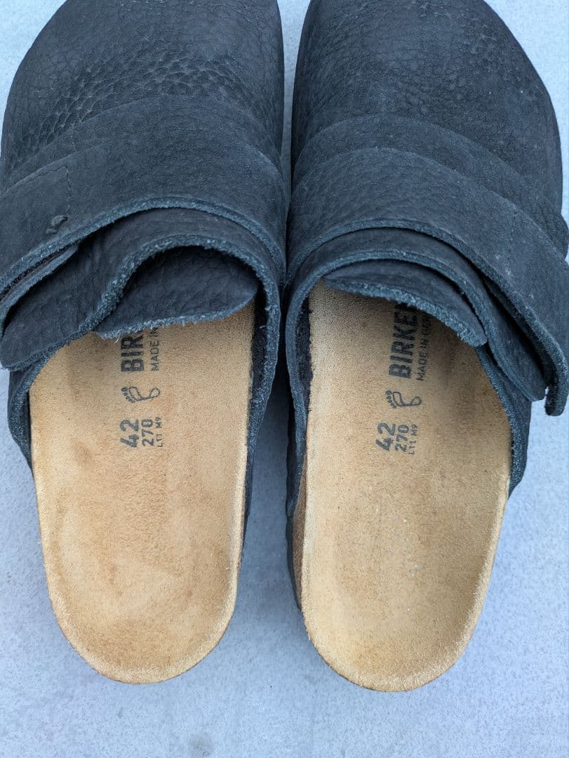 ビルケンシュトック NAGOYA ブラック ヌバック 42 美品