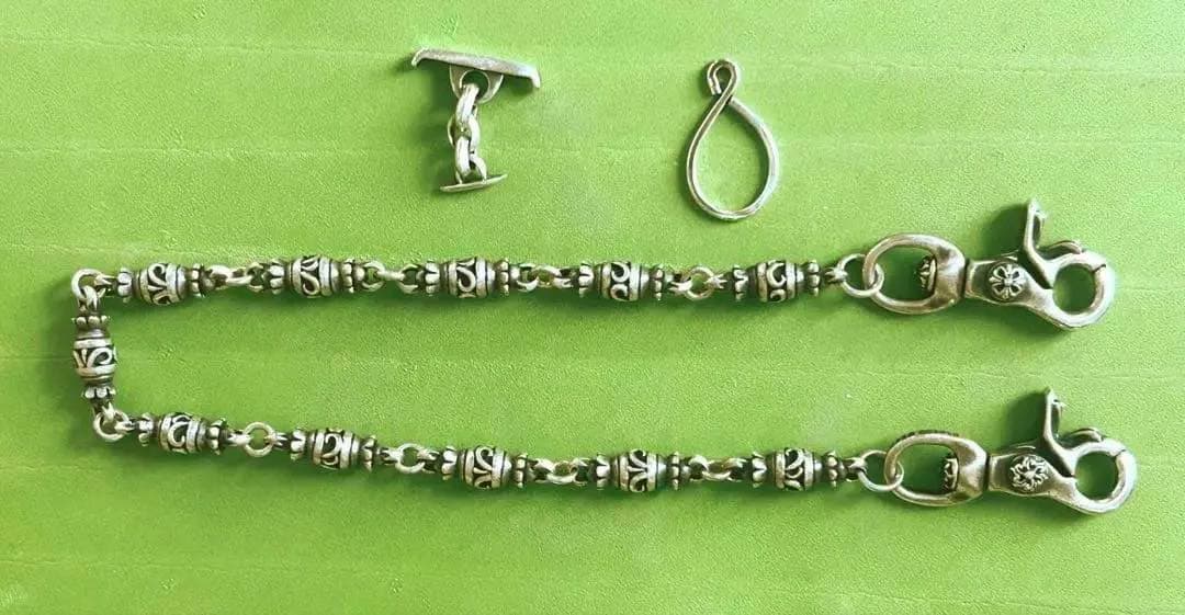 【すごく素早い対応さま専用】アージェントグリーム　ウォレットチェーン