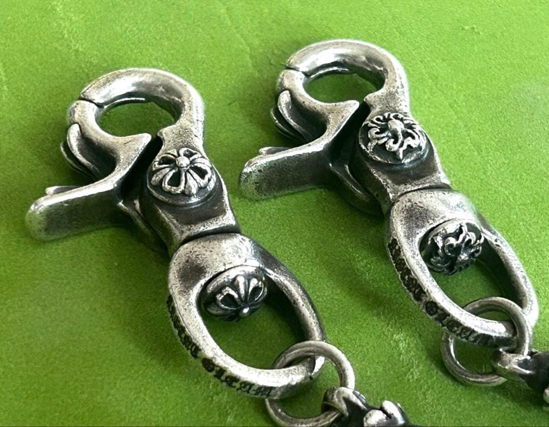 【すごく素早い対応さま専用】アージェントグリーム　ウォレットチェーン