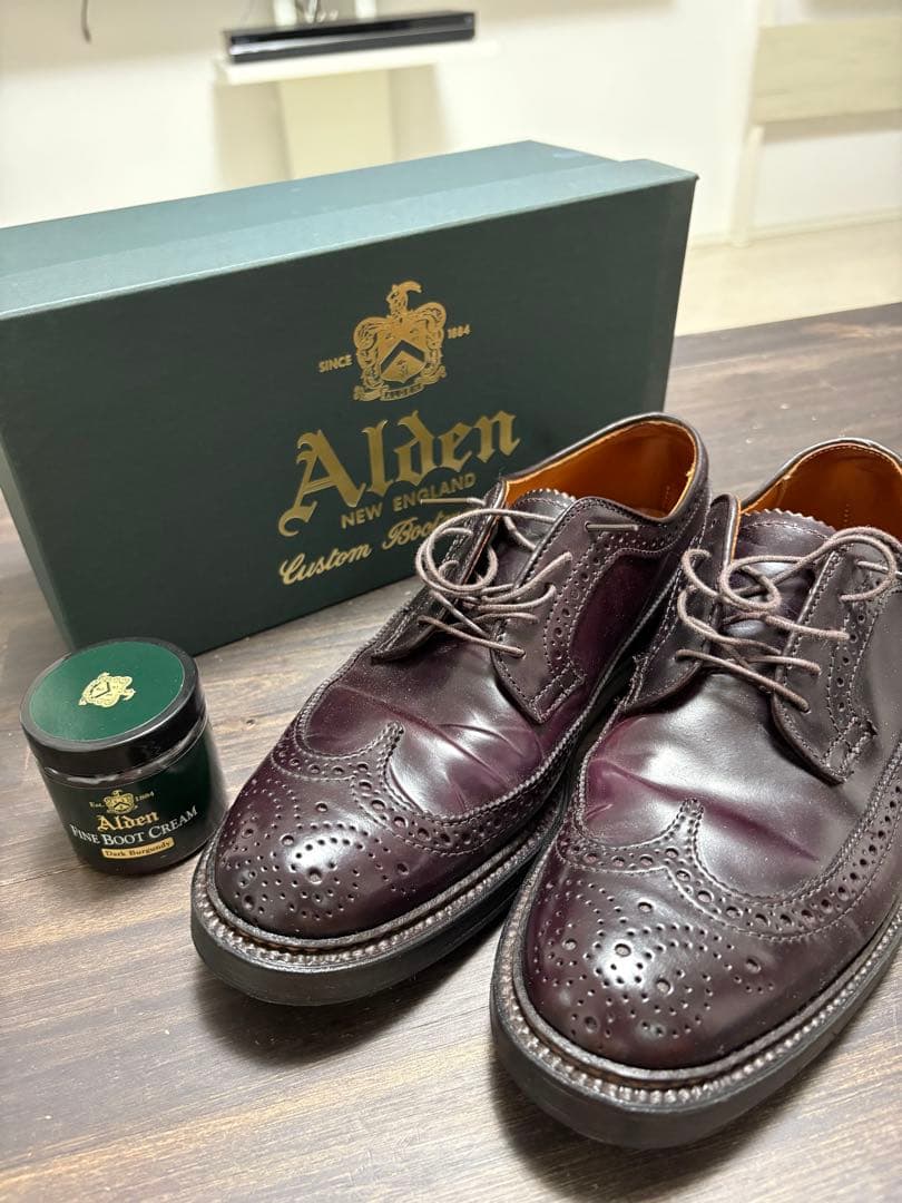 値下げ！極美品Aldenオールデン975コードバン BEAMSplus71/2