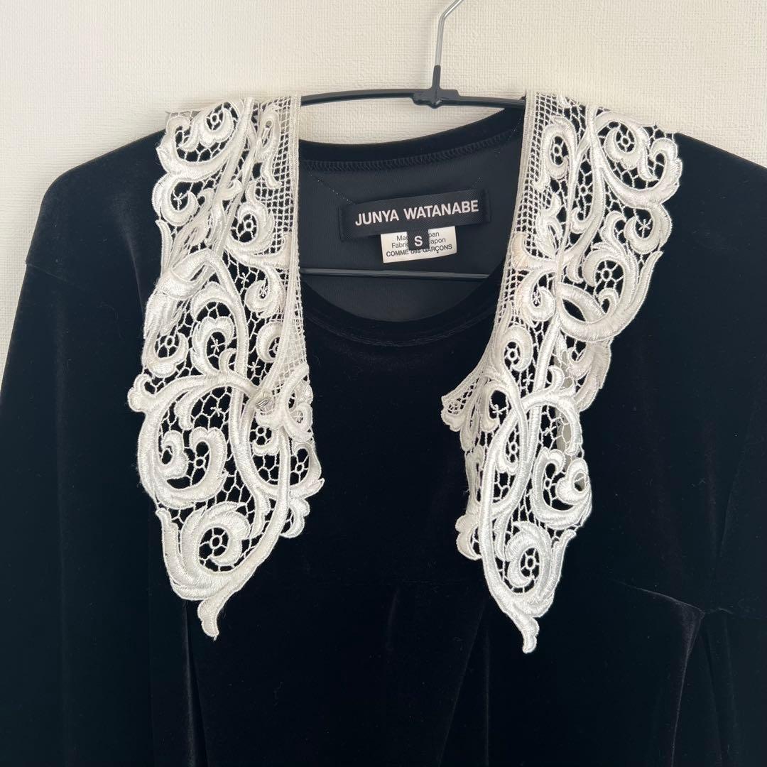 JUNYA WATANABE 25FW ベロア ベルベット ブラウス