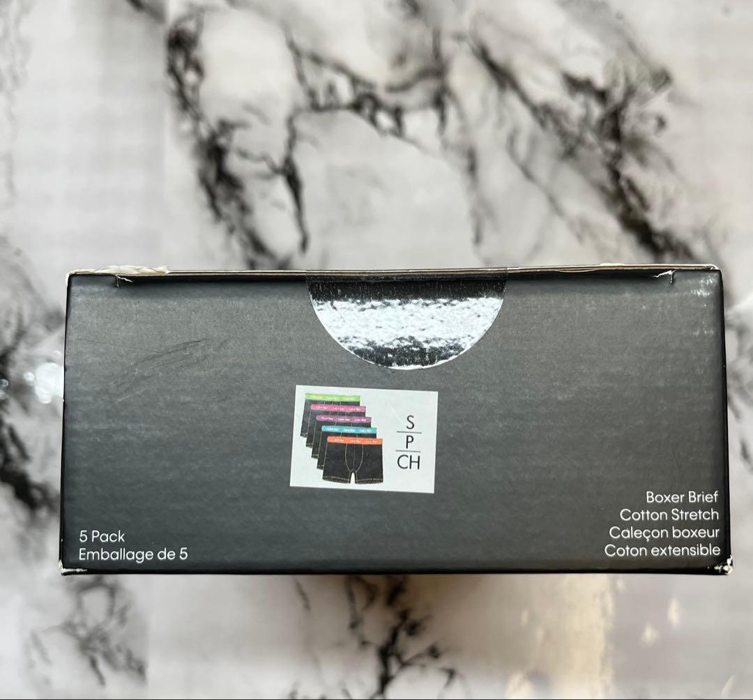 カルバンクライン　メンズ　ボクサーパンツ　５枚セット　レインボー S（M）　04