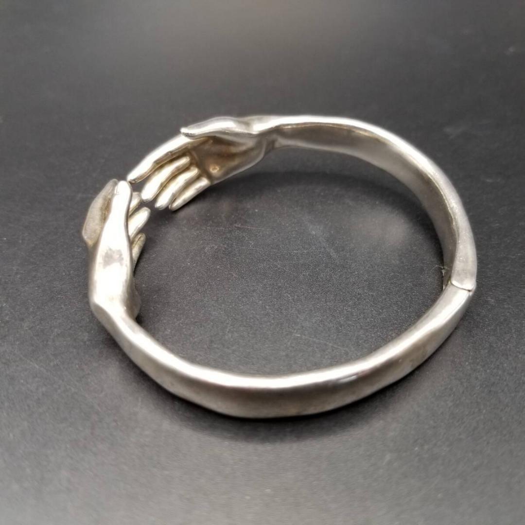 VERAMEAT NY ハグする手 925 シルバー ブレスレット 銀細工 HU