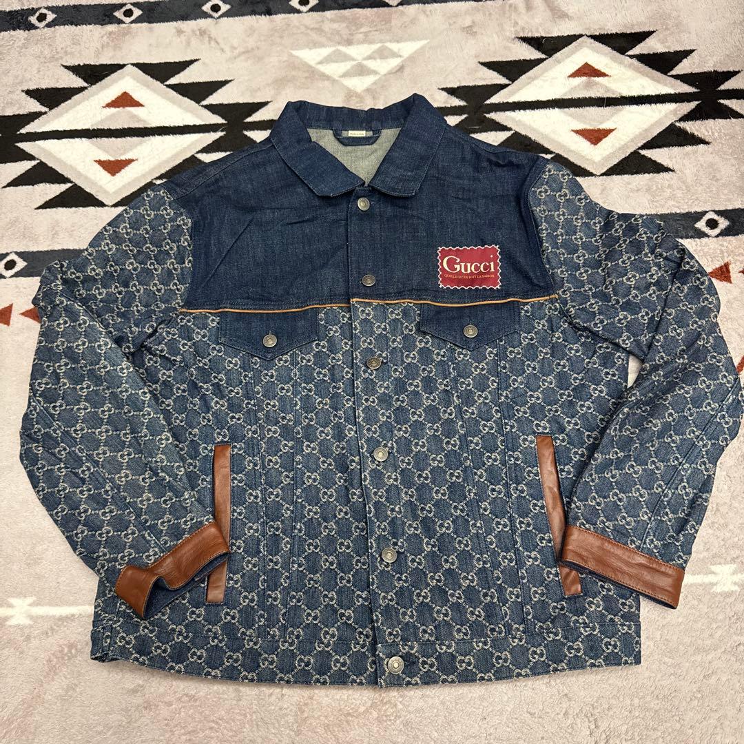 Y*♡様 ★GUCCI（グッチ）★ウォッシュドオーガニックデニム ジャケット★s