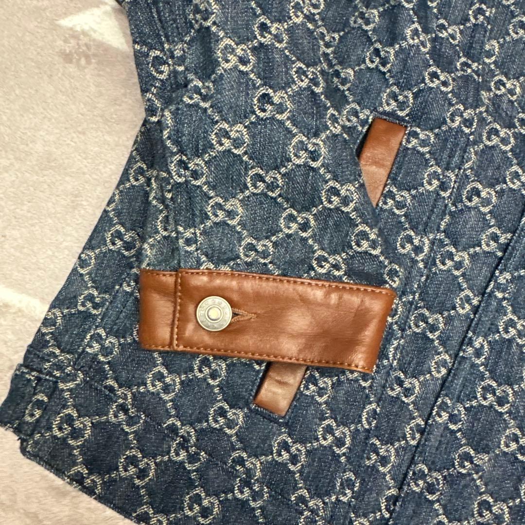 Y*♡様 ★GUCCI（グッチ）★ウォッシュドオーガニックデニム ジャケット★s