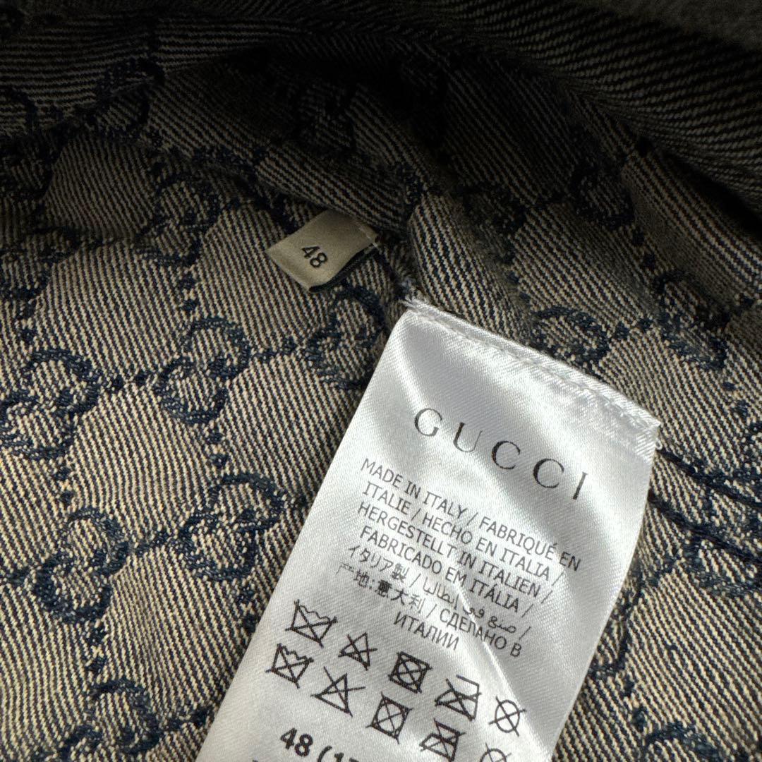 Y*♡様 ★GUCCI（グッチ）★ウォッシュドオーガニックデニム ジャケット★s