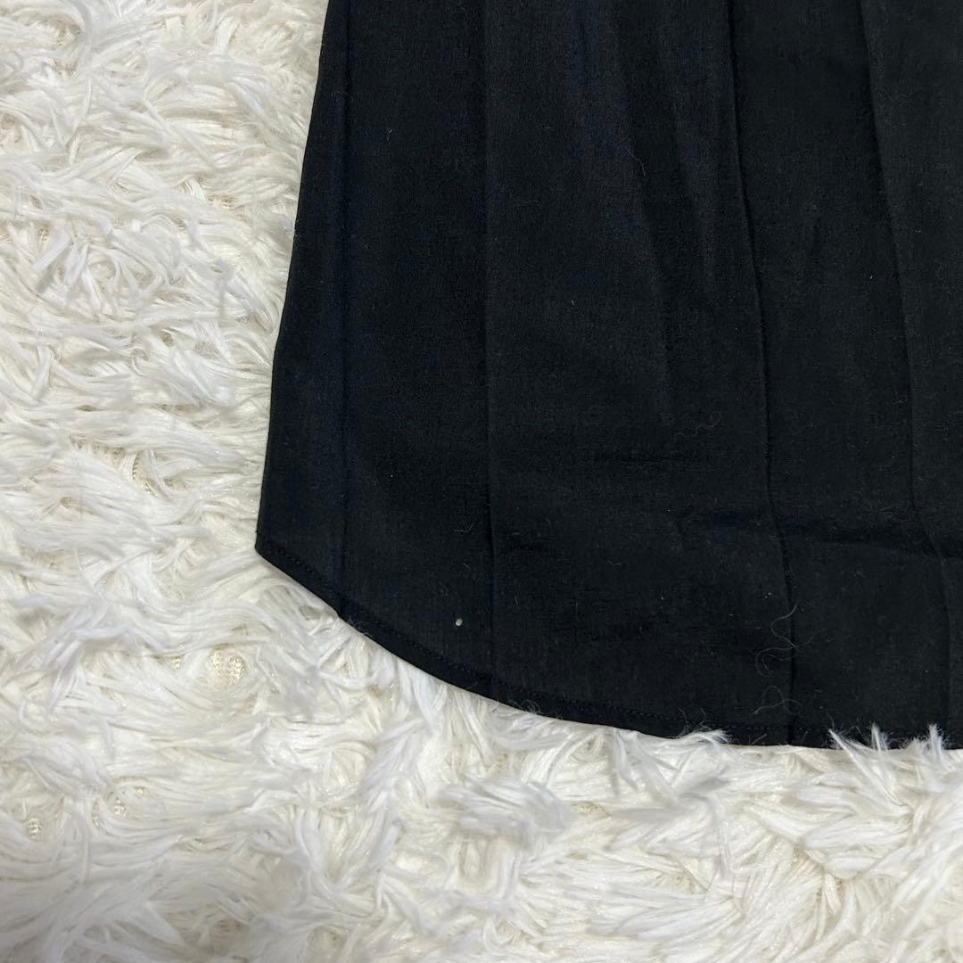 ミーイッセイミヤケ ブラウスシャツ 箔押し プリーツ ブラック サイズF