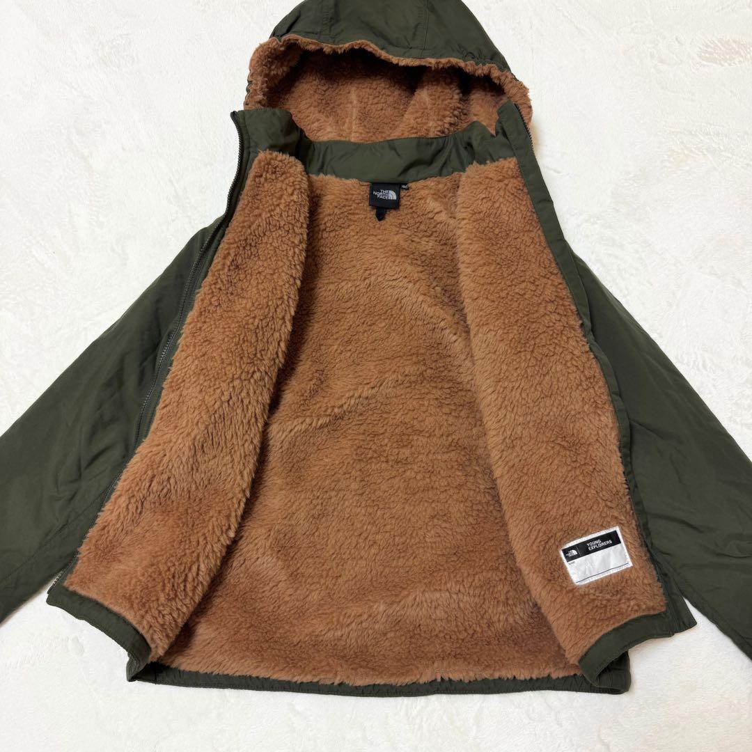 【ザ ノースフェイス】極美品 コンパクトノマドジャケット ボア 撥水 150
