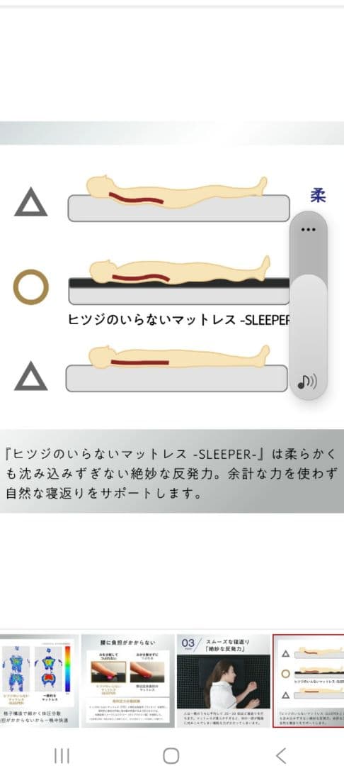 ヒツジのいらないマットレス　SLEEPER　セミダブル