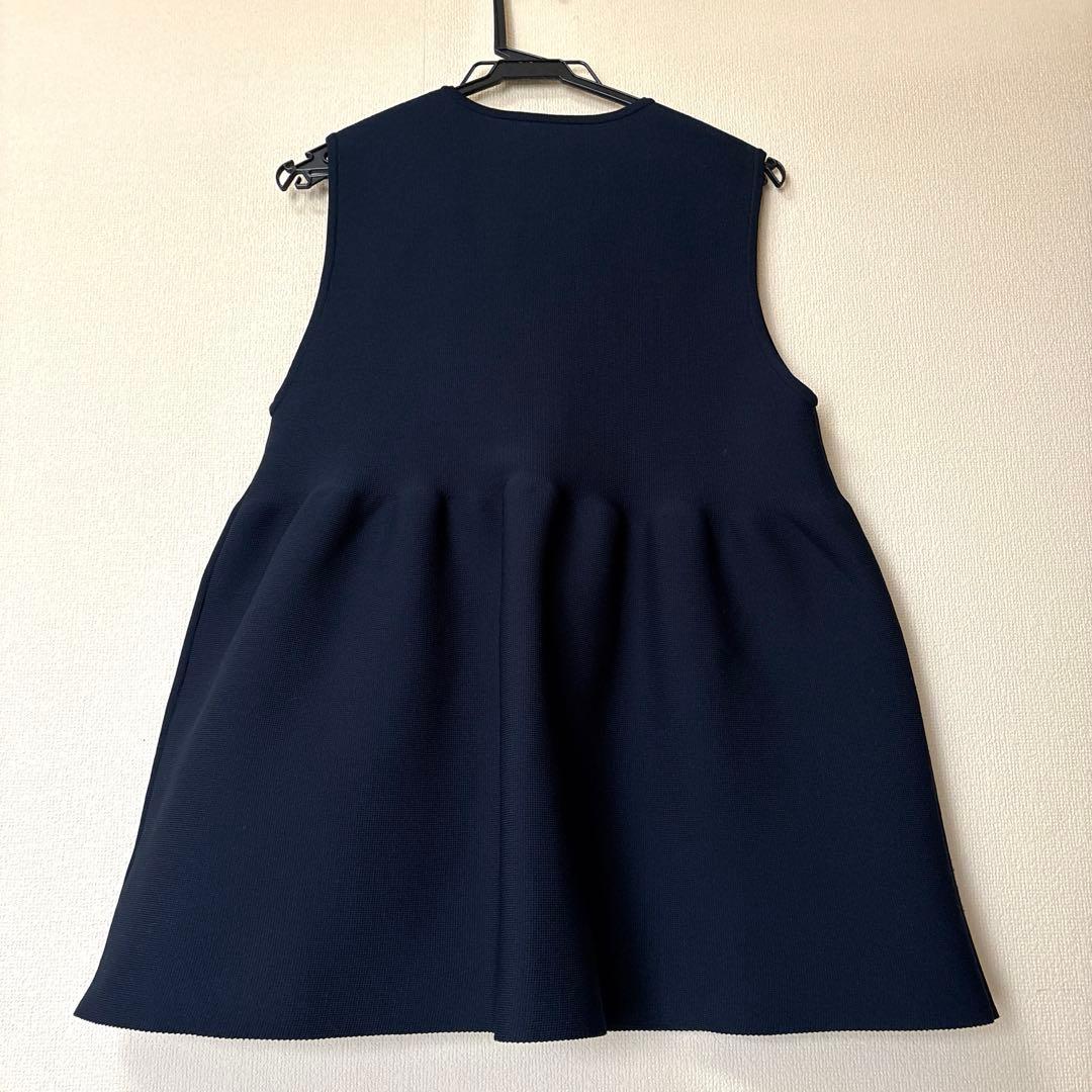 UNITED ARROWS P フリル ニットベスト