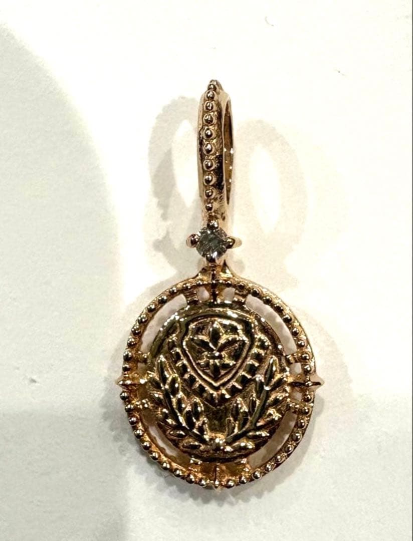 アガット　agete K10イエローゴールド　モチーフチャーム