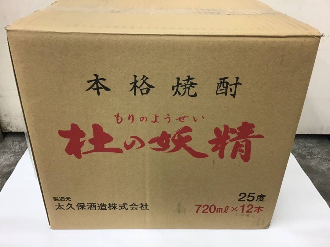 【焼き芋焼酎】 杜の妖精 ７２０ＭＬ ２５度 ６本セット